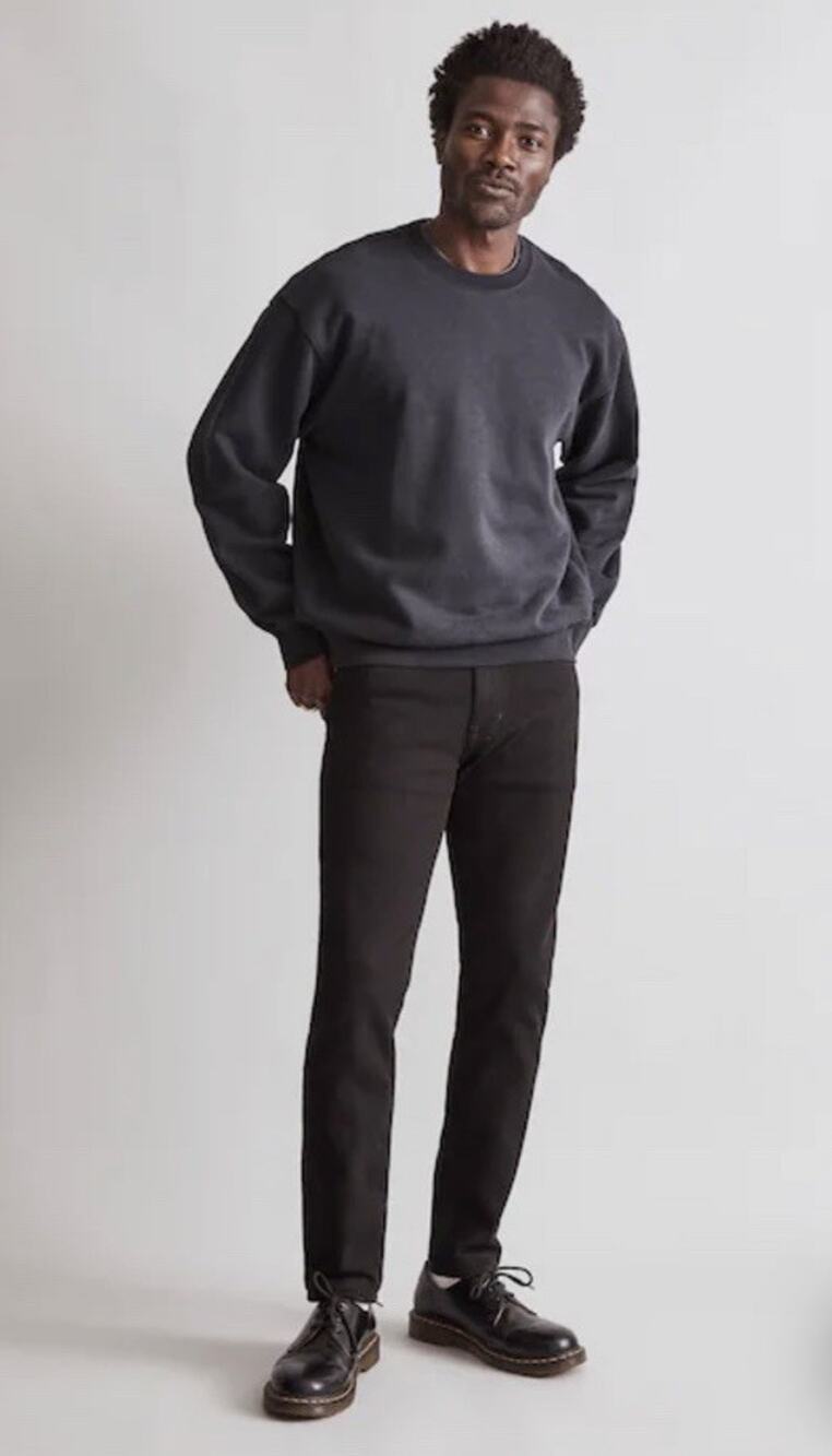 Men’s Madewell Black Athletic Fit Jeans NWT 28x32 New Denim